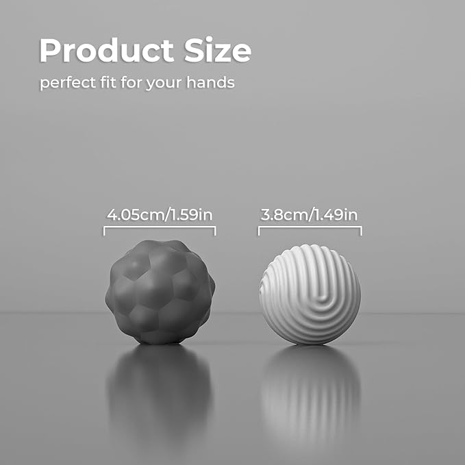 Silicone Magnetic Balls Fidget Toy for Adults, Soft Silicone Magnets Balls, Extra-Large 2PCS 40.5mm Stress Relief Sensory Toys for Autism ADHD Anxiety, Stress Relief Desk Office Toys