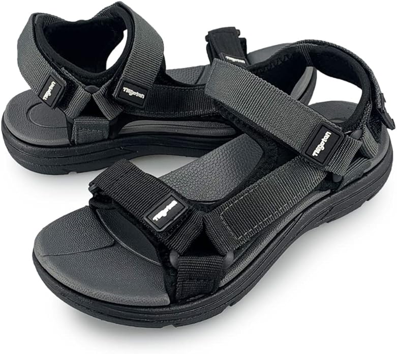 Kid Sandals Boy Summer Sports Hiking Sandals Adjustable Straps Toddler Little Big Kid