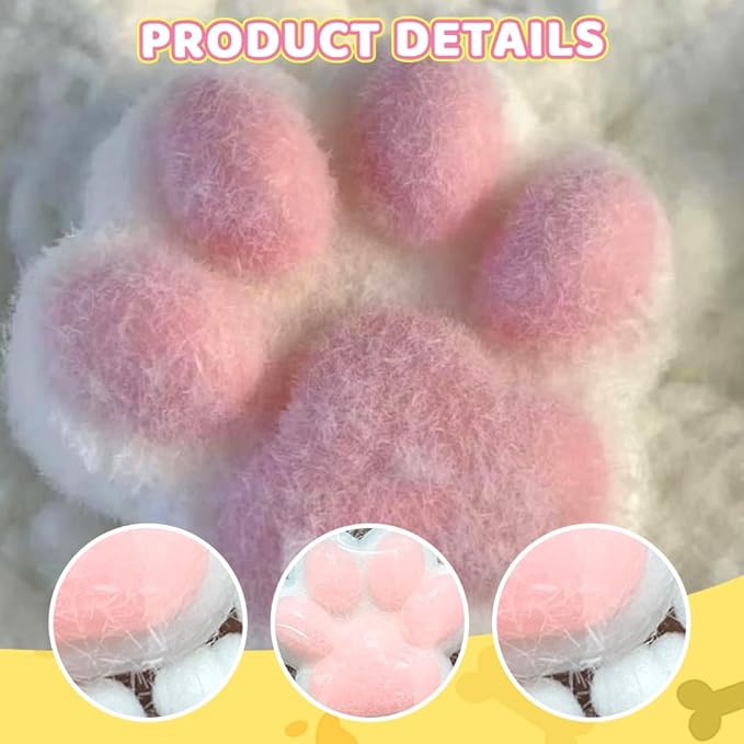 Cat Paw Squeeze Toys, 2026 New Cat Paw Fidget Toy, Soft Cat Paw Sensory Toy for Desk, Cute Cat Paw Squishy for Stress Relief (Style-A)