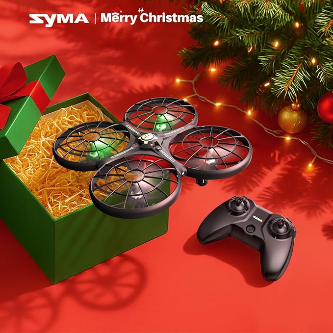 SYMA Drone for Kids 8-12 with Automatic Obstacle Avoidance, 20 Mins Flight Time(2 Batteries), One-Key 360°Flips and Altitude Hold, Safe Indoor Flying Toys for Boys and Girls