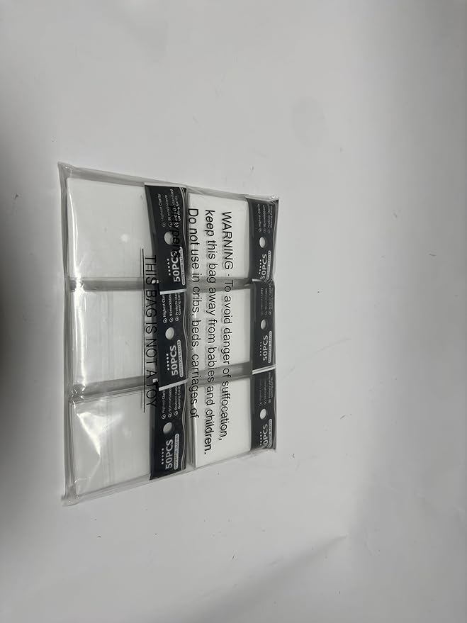 White Matte Card Sleeves for MTG, 300 Pieces Perfect Fit Standard Card Sleeves for Trading Card Sports Cards Baseball Cards TCG Magic, Card Protector for Mini Photo, Sturdy and Nice Shuffling