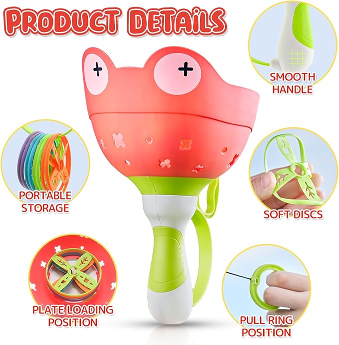 Outside Toys for Kids Ages 4-8 - Manual Capture Catching Game - Toddler Chasing Toy for Boys & Girls, Ages 3-7 - Outdoor Fun Family Games