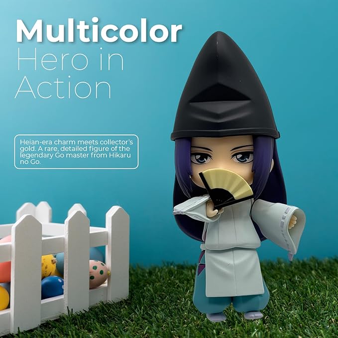 Good Smile Hikaru no Go: Fujiwara-no-Sai NEN-doroid Action Figure, Multicolor, Rare Historic Collectible, Heian era Go Master, Collectible