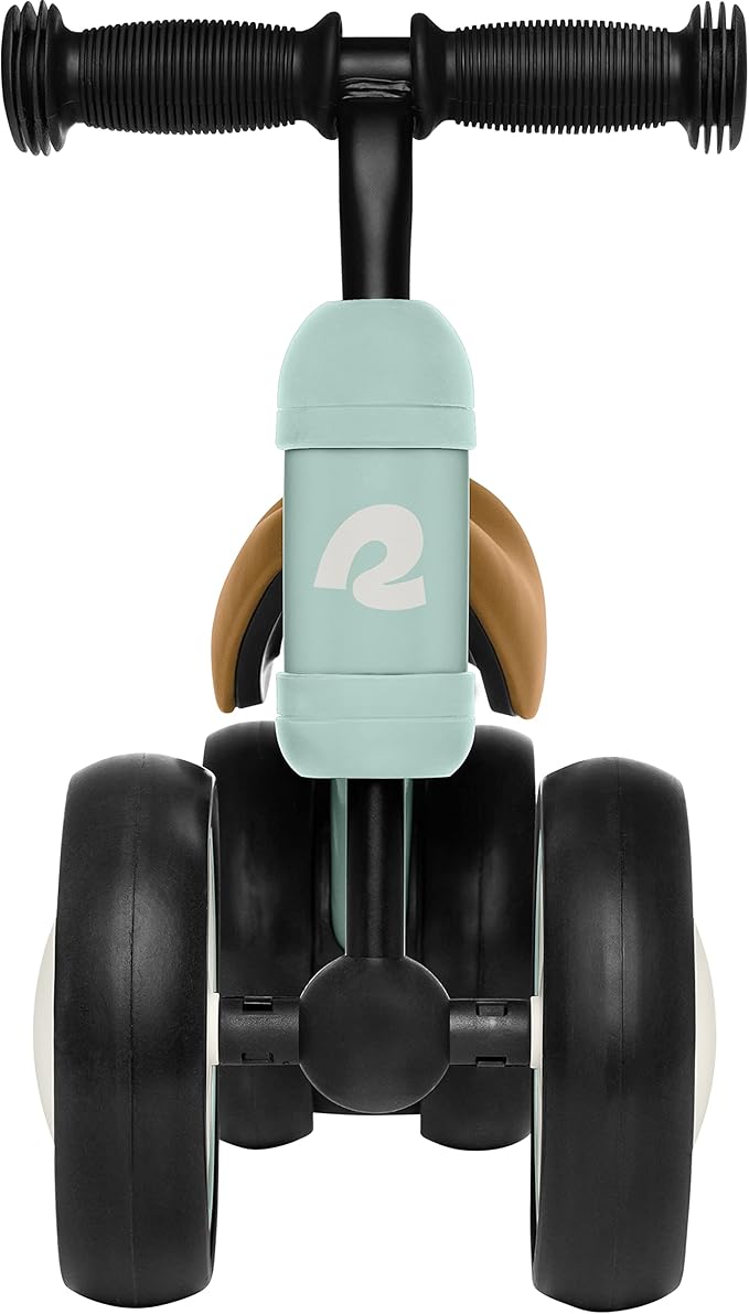 Retrospec Cricket Baby Walker Balance Bike with 4 Wheels for Ages 12-24 Months - Baby Toys & Toddler Toys for 1 Year Olds - Ride On Bicycle - Boys & Girls