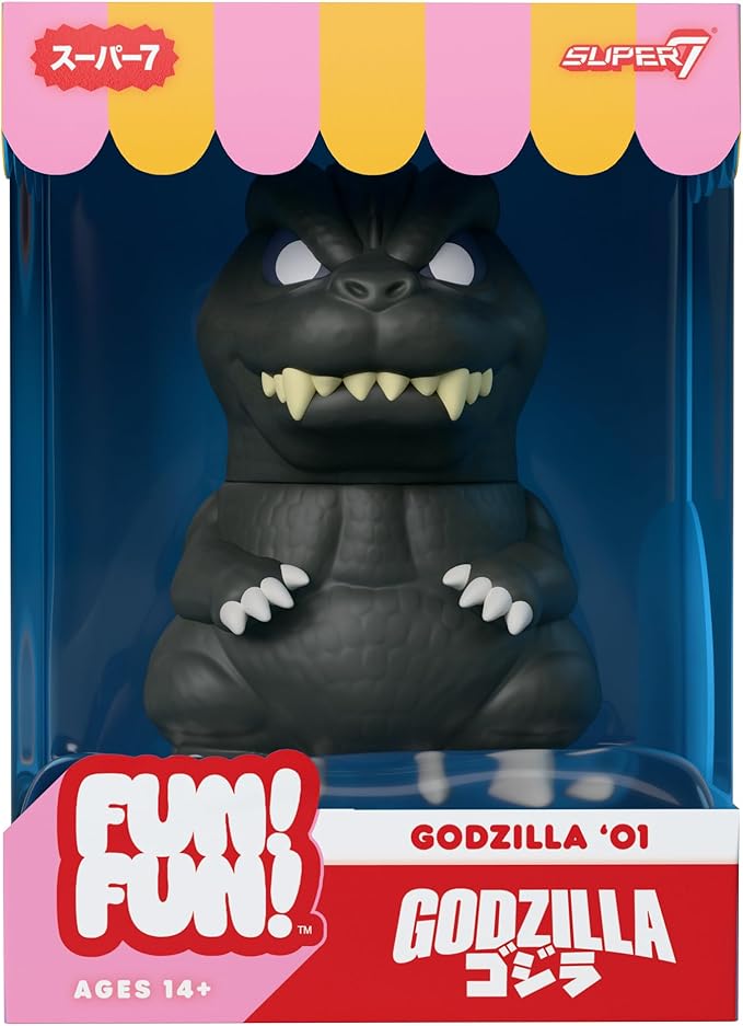Super7 Fun! Fun! Toho Godzilla '01 Vinyl Figure - 5" Toho Godzilla Action Figure - Classic Movie Collectibles and Retro Toys