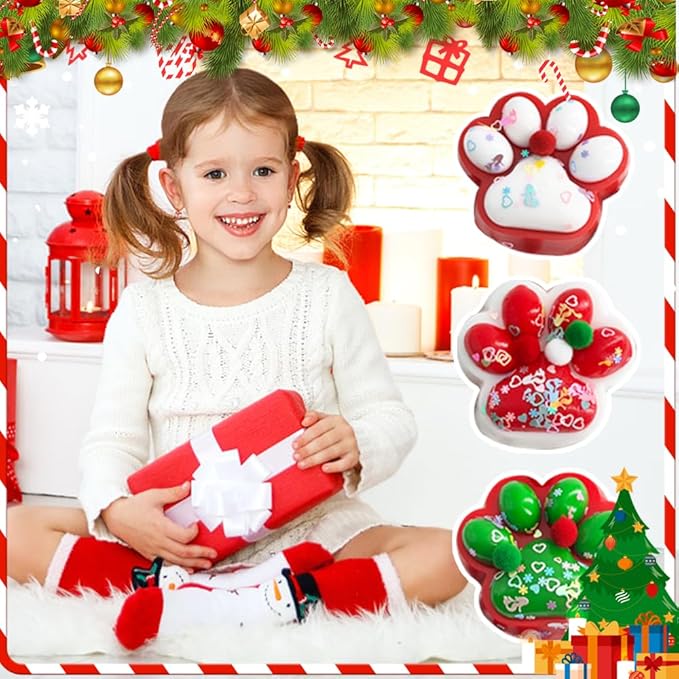 Cat Paw Squeeze Toys, 2026 New Cat Paw Fidget Toy, Soft Cat Paw Sensory Toy for Desk, Cute Cat Paw Squishy for Stress Relief (Style-F)