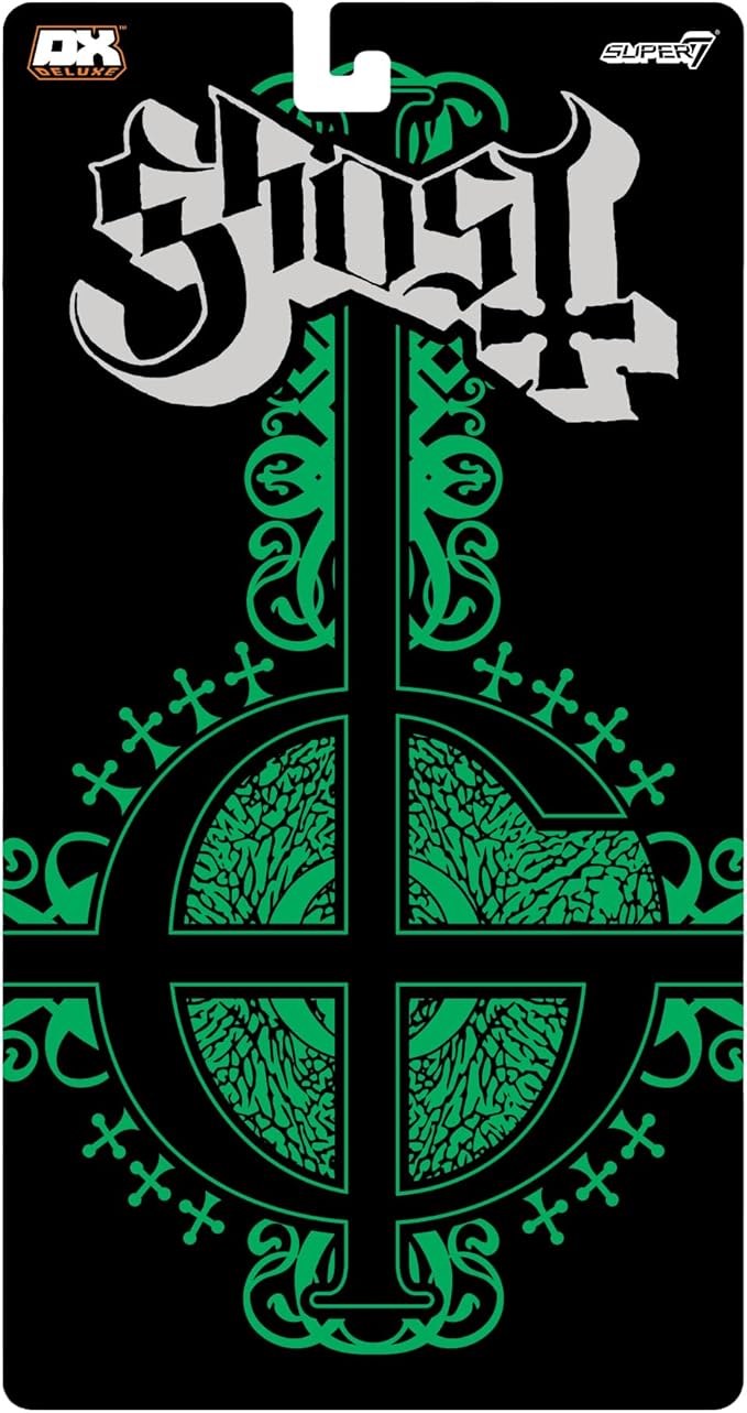 Super7 Deluxe Ghost Papa Emeritus II - 7" Ghost Action Figure with Accessories Classic Heavy Metal Collectibles and Retro Toys