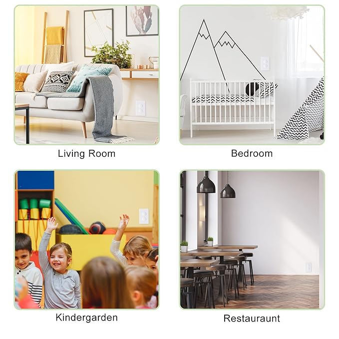 PRObebi Outlet Covers Baby Proofing White - 38 Pack Plug Covers for Electrical Outlets, Child Proof Socket Covers, Baby Safety Products for Home, Office, Easy Insatllation