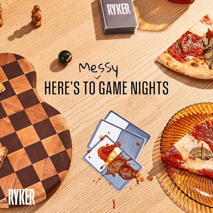 Ryker Standard American Size – Card Sleeves for Trading Cards, Board Games & K-pop Photocards (100 Pack, Clear, 56x87 mm)