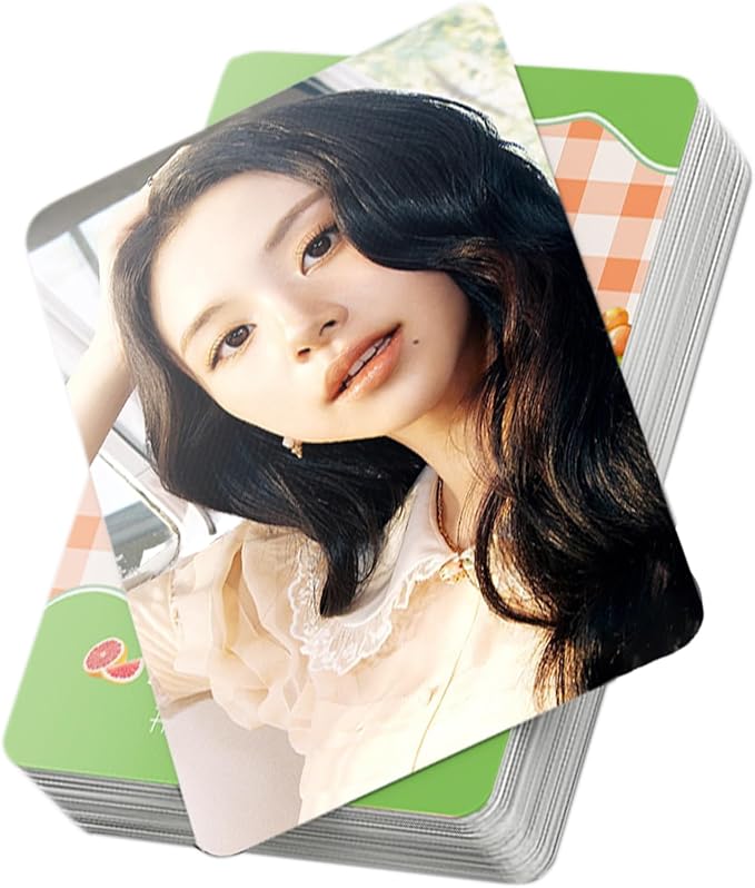 Twice 5th Photocards TWICE5 Albuum Cards Kpop Merch Gift for Once Fans, 60 PCS Lomo Card Set with 32 PCS Sticker