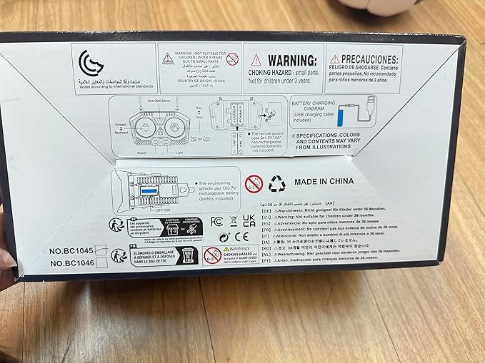 Remote Controlled Bulldozer, 9-Channel Metal RC Construction Vehicle Toy with Lights, Sound, and Rechargeable Battery, Remote Controlled Bulldozer Toy Gift for Kids Boys Girls Aged 4-12 (2.4 GHz)