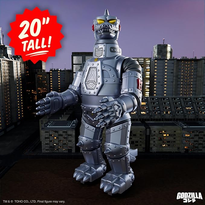 Super7 Toho Super Shogun Mechagodzilla (Metallic) - 20" Toho Godzilla Action Figure Classic Movie Collectibles and Retro Toys