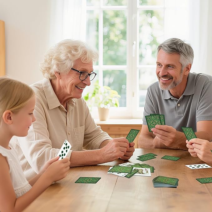 Playing Cards 6 Pack, Decks of Cards, Poker Size Standard Index Deck in 6 Unique Colors, Playing Cards Bulk for Family Game Night, Blackjack, Pinochle, Canasta, Party Supplies Travel Card Games (6)