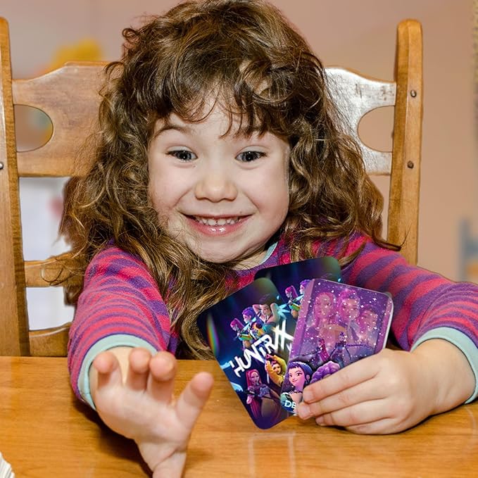 RTTUIOP 30 Pcs Korean Idol Demon Movie Hunters Cards Games Toys Collect Gifts Anime Style Cartoon Flash Card Party Favors Photocards Kpop Photocards Lomo Cards Set Waterproof Card