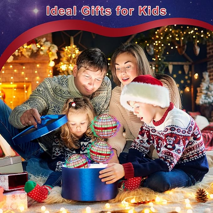 OFUN Flying Orb Ball Toys 2025 - Hover Ball Cosmic Globe Boomerang, Hand Controlled Drone Orbit, Cool Spinning Outdoor Toys Gifts for 6 7 8 9 10+ Year Old Boys Girls Teens Adults