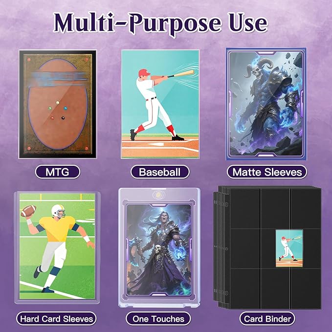 2400 Perfect Fit Sleeves,Inner Clear Card Sleeves Perfect Fit for Double Sleeving,60-Microns Ultra Clear Protection,High Clarity Trading Card Sleeve Compatible with MTG, TCG, Game,Sport Cards