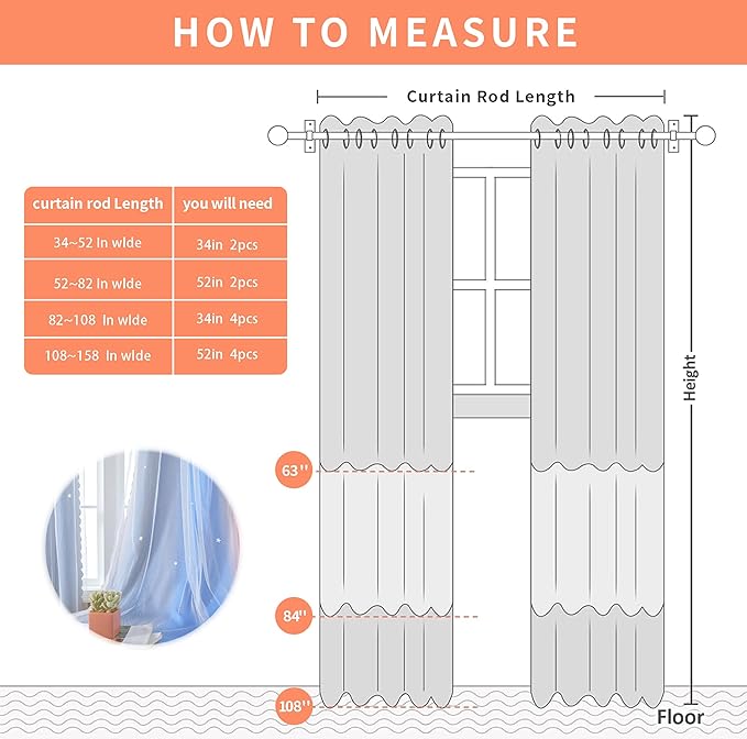 XiDi Blackout Curtains for Girls Bedroom Decor 2 Panels Set, Rainbow Star Design Ideal Drapes for Kids Room with Unicorn Theme Princess Room Decor 45 Inches Length Pink/Grey/Blue 34x45