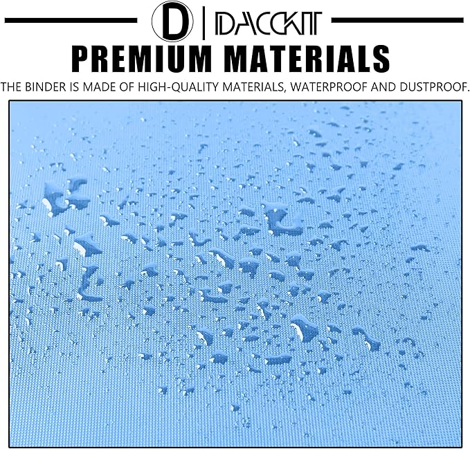 Premium 2000 Pocket Card Binder - 20 Pocket Trading Card Binder with Sleeves Fits 2000 Cards, Ringless Card Album for TCG - Model A,Sky Blue