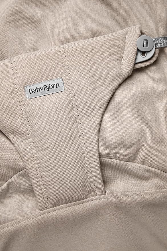 BabyBjörn Bouncer Bliss, Woven Mélange, Light Beige | 2-in-1 Adjustable Baby Bouncer Seat and Toddler Chair, Newborn to Toddler (8-29 lbs), 4 Positions, Lightweight & Portable