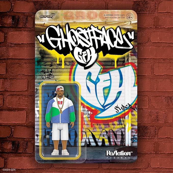 Super7 Ghostface Killah (Can It Be All So Simple) - 3.75" Ghostface Killah Action Figure with Accessories Hip Hop Collectibles and Retro Toys