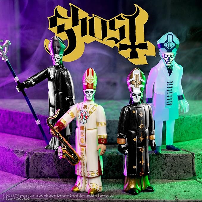 Super7 Ghost Blind Box Flat - (12 Pack) 3.75" Ghost Action Figures Heavy Metal Collectibles and Retro Toys