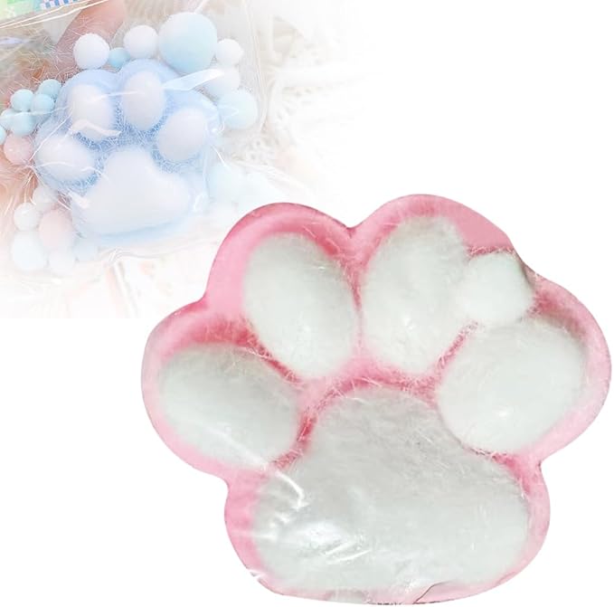 Cat Paw Squeeze Toys, 2026 New Cat Paw Fidget Toy, Soft Cat Paw Sensory Toy for Desk, Cute Cat Paw Squishy for Stress Relief (Style-B)