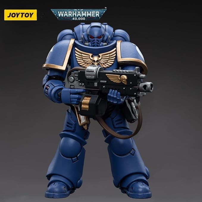 JOYTOY 1/18 Warhammer 40,000 Action Figure Ultramarines Intercessors Collection Model (4 inch)