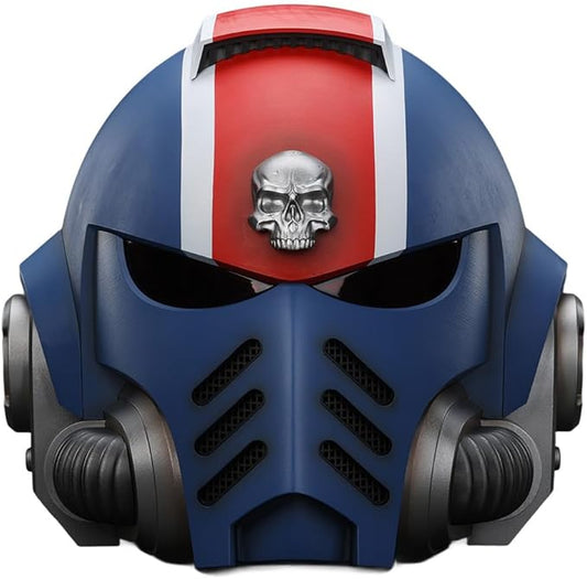 JOYTOY Warhammer 40K Action Figure 1/18 Ultramarines Lieutenant Titus' MKX Helmet Collection Models Birthday Gifts