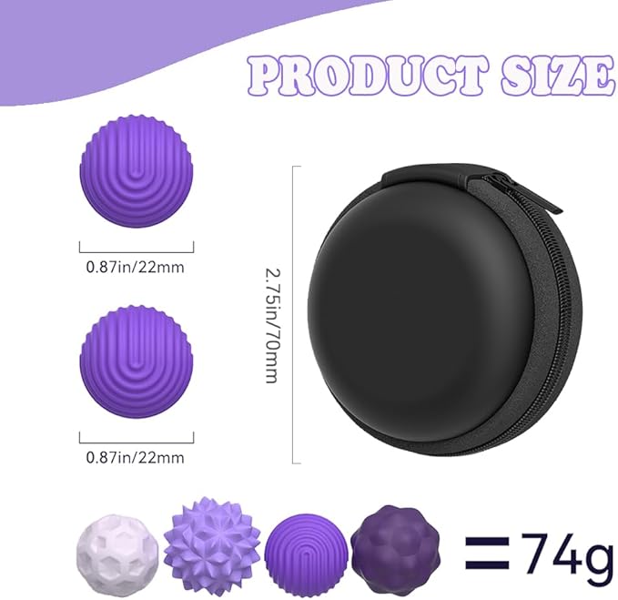 Magnetic Fidget Balls Toys, Silicone Sensory Stress Relief Toy for Adults,Teens with Autism, Anxiety, ADHD, Fidget Magnets & Magnetic Toy Fun Gift