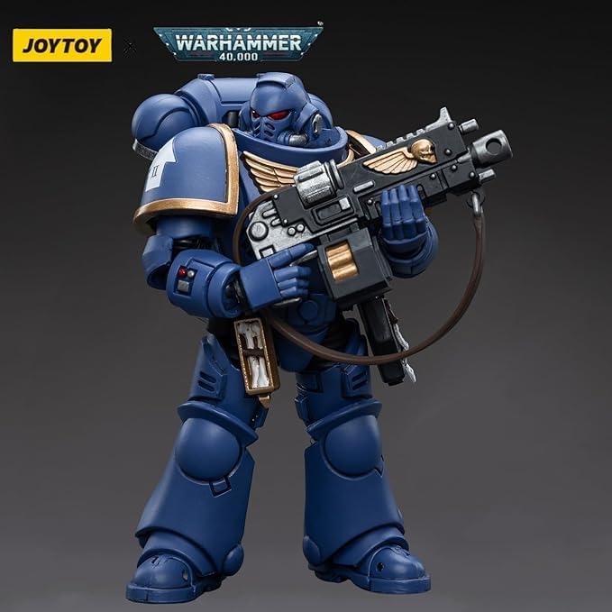 JOYTOY 1/18 Warhammer 40,000 Action Figure Ultramarines Intercessors Collection Model (4 inch)