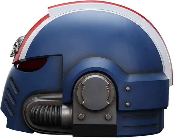 JOYTOY Warhammer 40K Action Figure 1/18 Ultramarines Lieutenant Titus' MKX Helmet Collection Models Birthday Gifts