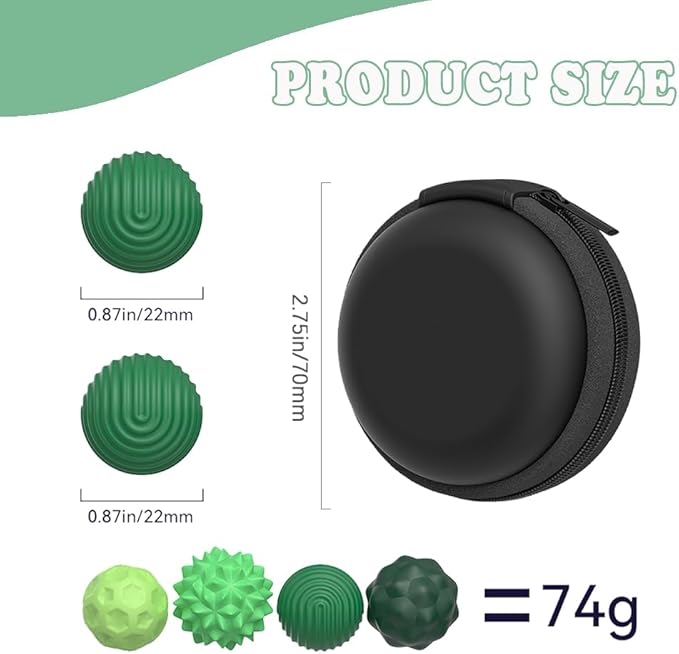 Magnetic Fidget Balls Toys, Silicone Sensory Stress Relief Toy for Adults,Teens with Autism, Anxiety, ADHD, Fidget Magnets & Magnetic Toy Fun Gift