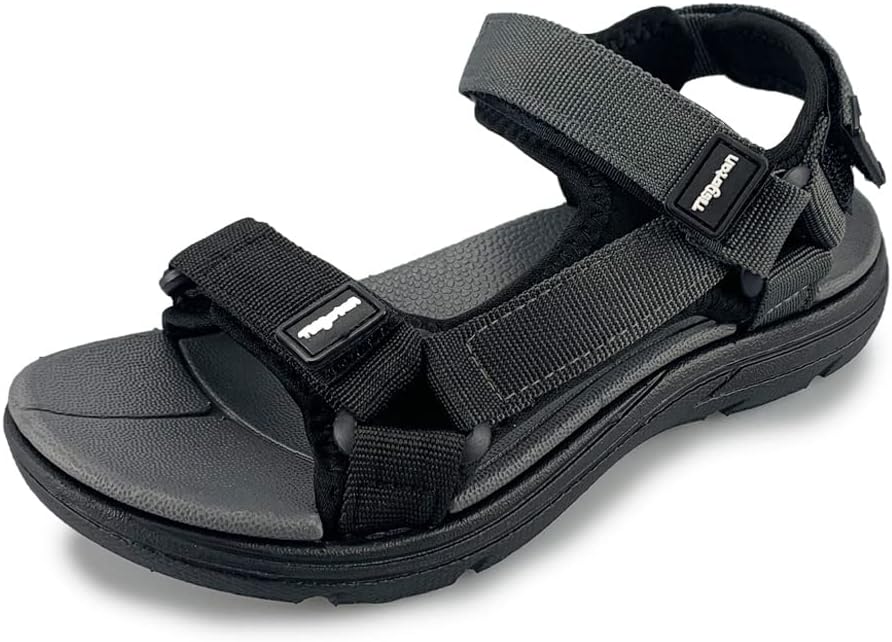 Kid Sandals Boy Summer Sports Hiking Sandals Adjustable Straps Toddler Little Big Kid