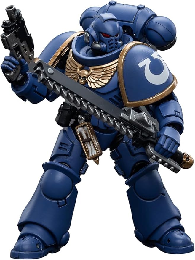 JOYTOY 1/18 Warhammer 40,000 Action Figure Ultramarines Intercessors Collection Model (4 inch)