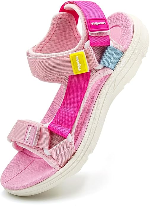 Kid Sandals Boy Summer Sports Hiking Sandals Adjustable Straps Toddler Little Big Kid