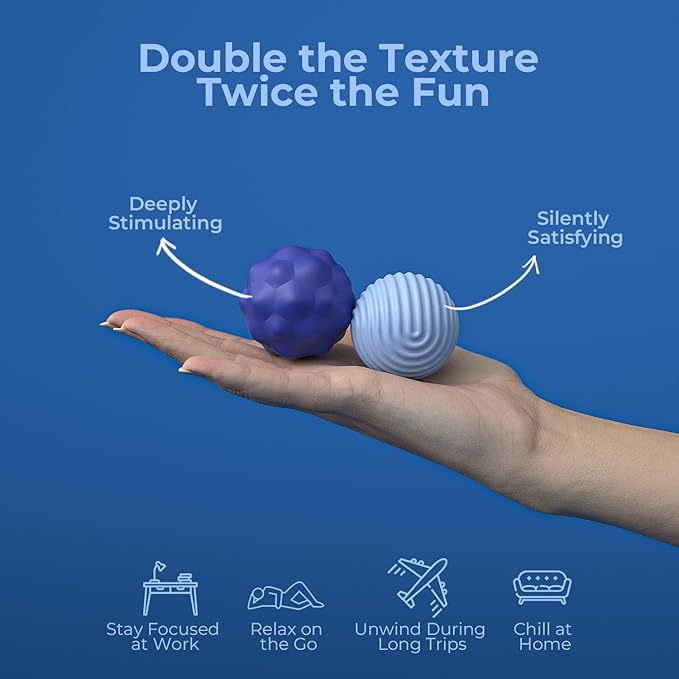 Silicone Magnetic Balls Fidget Toy for Adults, Soft Silicone Magnets Balls, Extra-Large 2PCS 40.5mm Stress Relief Sensory Toys for Autism ADHD Anxiety, Stress Relief Desk Office Toys