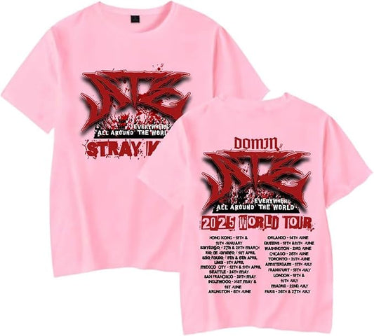 KPOP Skz Merch Tshirt New Album Oddinary Jisung Felix Hyunjin Woojin Minho Changbin Tee Unisex Top