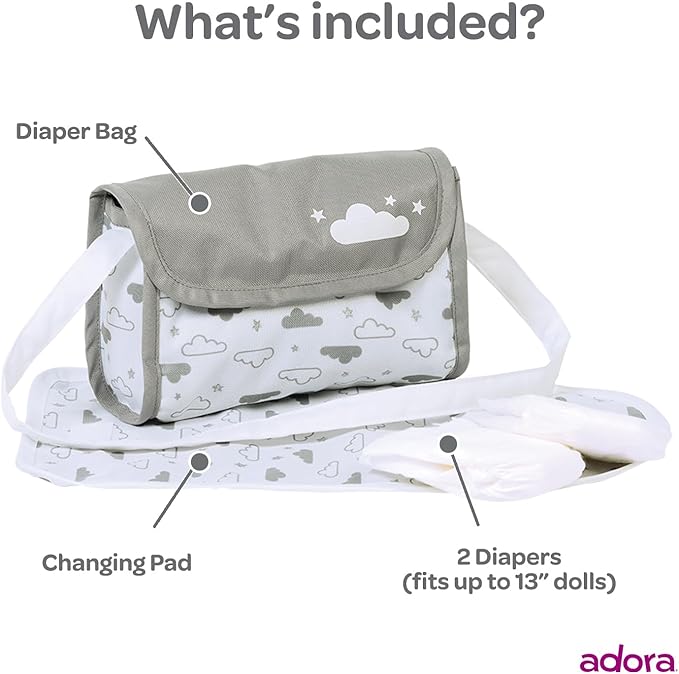 Twinkle Stars Doll Diaper Bag by Adora