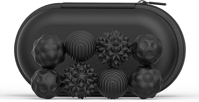 Magnetic Fidget Balls Toys, Silicone Sensory Stress Relief Toy for Adults,Teens with Autism, Anxiety, ADHD, Fidget Magnets & Magnetic Toy Fun Gift