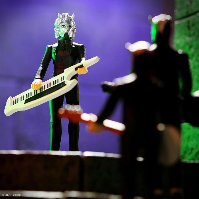 Super7 Ghost Prequelle Nameless Ghoul Reaction Figure - 3.75" Ghost Action Figure with Accessories Heavy Metal Collectibles and Retro Toys