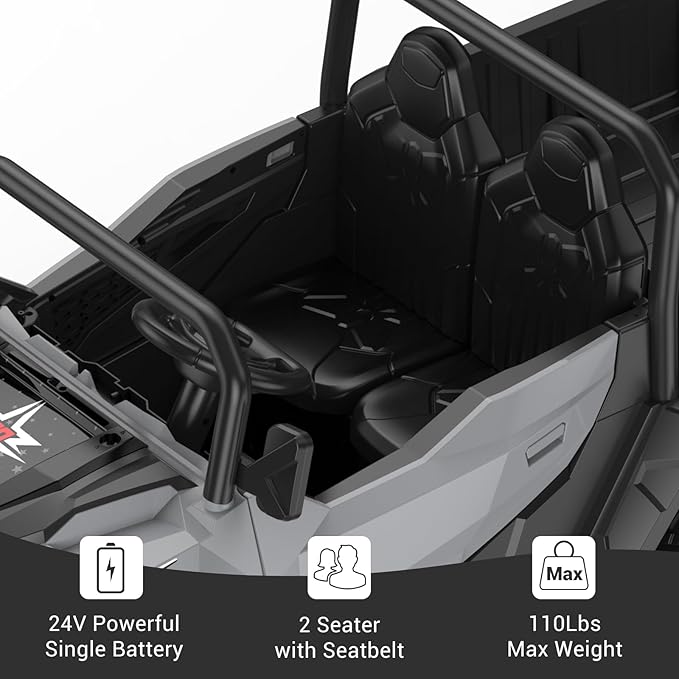 24V Ride on Car with Remote Control, Ride on Dump Truck for Kid with Electric Dump Bed, Extra Shovel, Music Player, Key Start for Safety, Gift for Kids