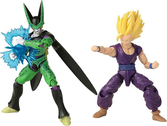 Dragon Stars Series - Dragon Ball Super - Super Saiyan 2 Gohan vs. Cell Battle Pack Action Figure Set