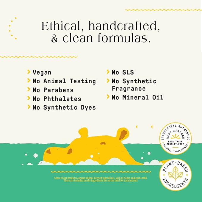 Alaffia Babies and Kids Bubble Bath, Gentle Baby Essentials for Delicate Skin, Cleansing & Calming Bubbles, Plant Based Formula, Vegan, Eucalyptus Mint (2 Pack - 32 Fl Oz Ea)