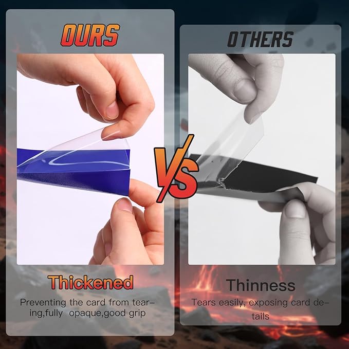 1200ct Matte Card Sleeves - Premium Card Protectors for Trading Cards, MTG, TCG,Magic, and Collectible Card Games - Soft Touch Finish for Smooth Shuffling and Handling