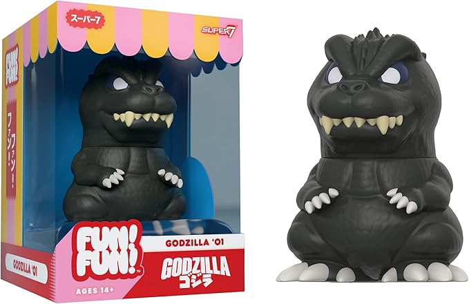 Super7 Fun! Fun! Toho Godzilla '01 Vinyl Figure - 5" Toho Godzilla Action Figure - Classic Movie Collectibles and Retro Toys