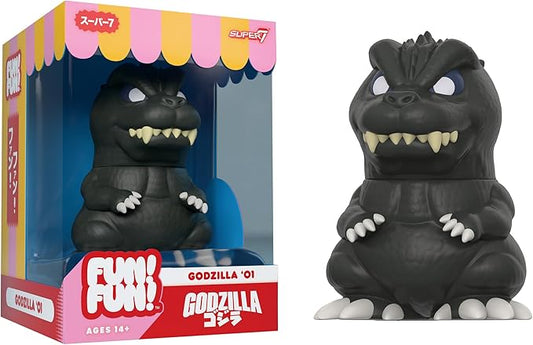 Super7 Fun! Fun! Toho Godzilla '01 Vinyl Figure - 5" Toho Godzilla Action Figure - Classic Movie Collectibles and Retro Toys