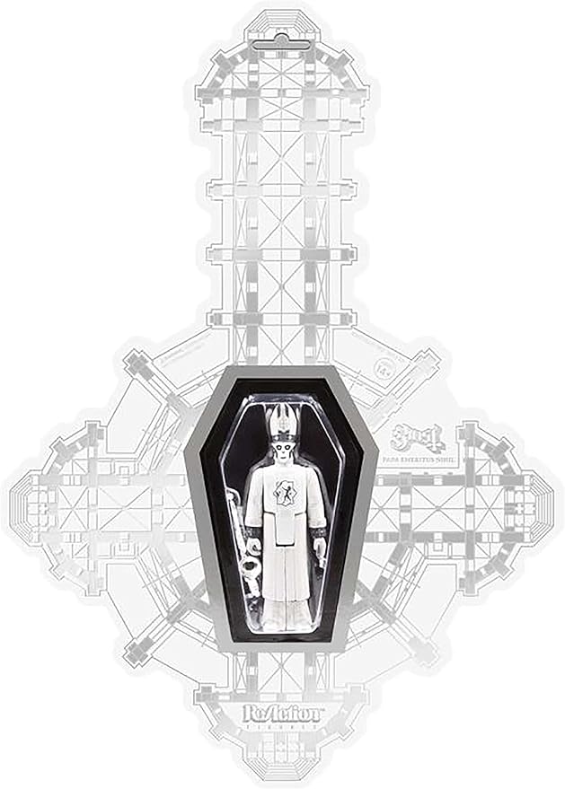 Super7 Ghost Papa Emeritus Nihil (Pro-Memoria) - 3.75" Ghost Action Figure with Accessory Heavy Metal Collectibles and Retro Toys