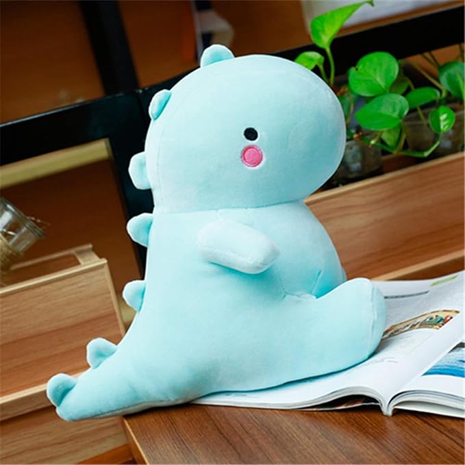 Cute Dinosaur Plush Toys, Fat Dinosaur Stuffed Animals Toys Dolls, Soft Plush Stuffed Animal Dino Plushie, Birthday Gifts for Kids Girls Boys Blue 20 inch