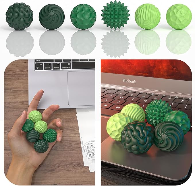 Magnetic Fidget Balls Toys, Silicone Sensory Stress Relief Toy for Adults,Teens with Autism, Anxiety, ADHD, Fidget Magnets & Magnetic Toy Fun Gift