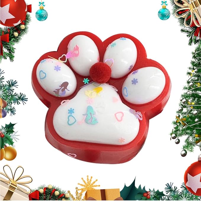 Cat Paw Squeeze Toys, 2026 New Cat Paw Fidget Toy, Soft Cat Paw Sensory Toy for Desk, Cute Cat Paw Squishy for Stress Relief (Style-F)